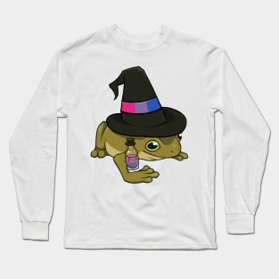 Bisexual Pride Witch Frog Long Sleeve T-Shirt